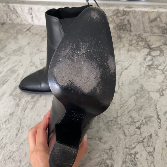 Vince Edith Leather Ankle Boot - Picture 6 of 9